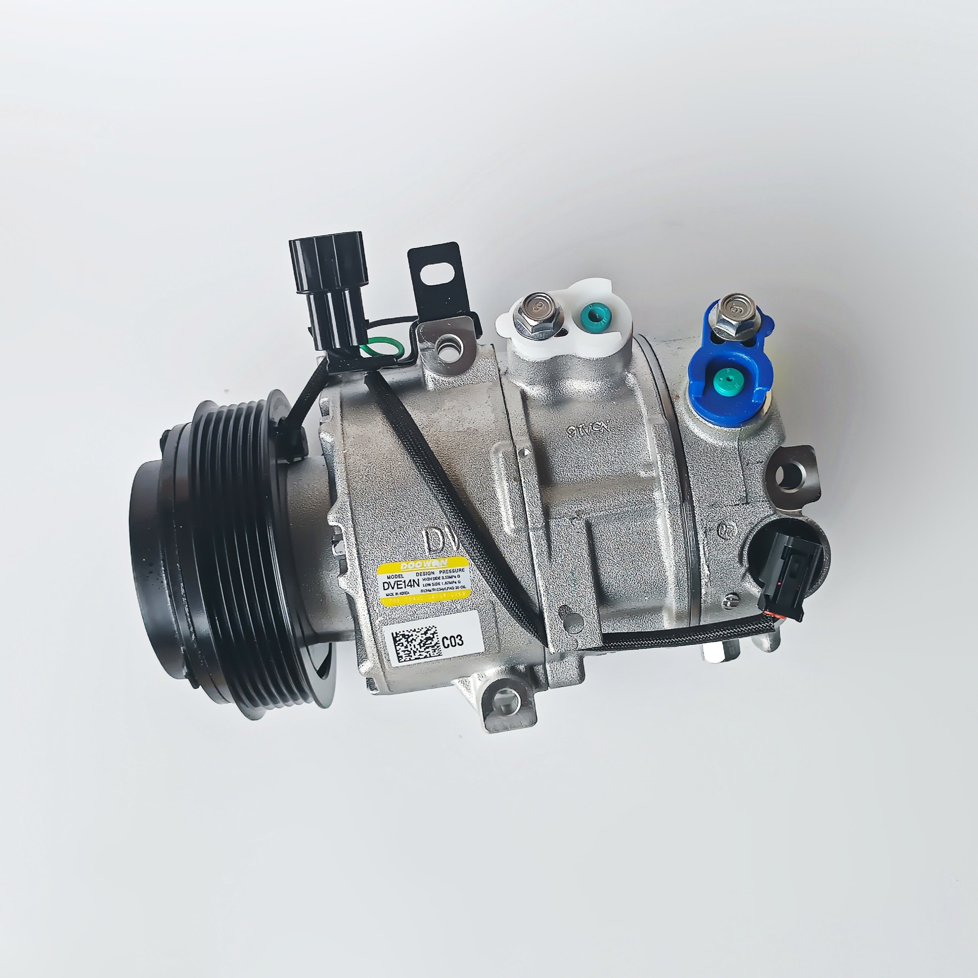 Lốc điều hòa Hyundai Kona 2018 Lốc lạnh Kona 3 chân chính hãng DOOWON 97701-J9200